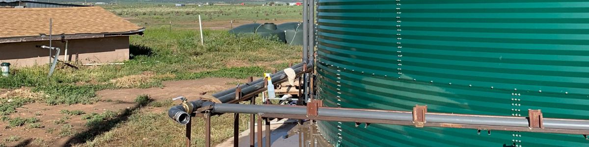Photo: Quick-fill station in agricultural setting